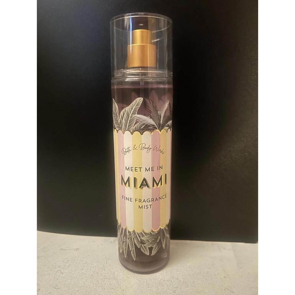 BATH AND BODY WORKS MEET ME IN MIAMI BODY MIST 8 FL OZ